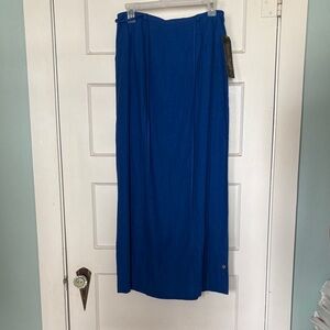 Bonnie Boynton Chic Royal Blue Maxi Skirt Size L